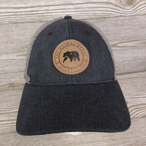 THE NORMAL BRAND ST LOUIS MO BEAR LOGO GREY VENTED SNAPBACK BASEBALL HAT CAP